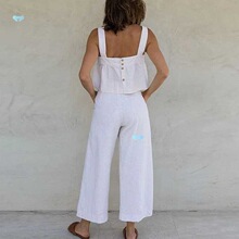 Square neckline shoulder strap open back short strap set�羳