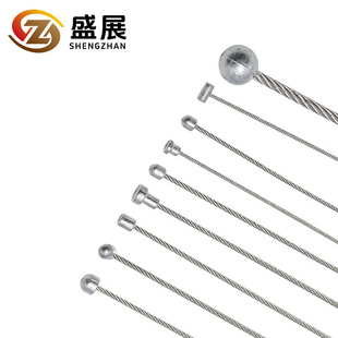 Steel Wire Rope Die-Cast Zinc Alloy Head Terminal Lighting Steel Wire Pressed Load-Bearing Cylindrical Round Special-Shaped Ball Type Zinc Head