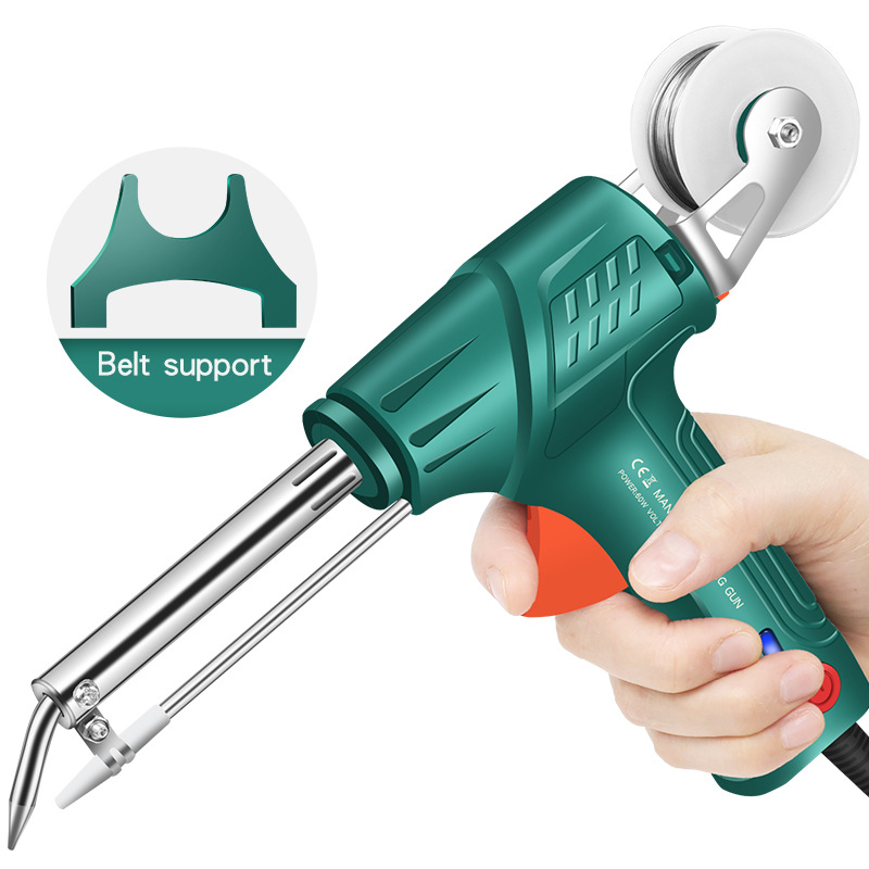 跨境货源自动送锡枪家用小型焊锡枪线路板焊接手动送锡电烙铁厂家