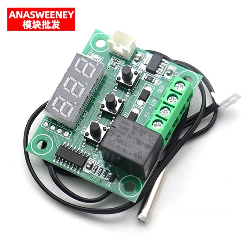 XH-W1209 Digital Display Thermostat High-Precision Temperature Controller Temperature Control Switch Miniature Temperature Control Board XH-W1209 Digital Display Thermostat High-Precision Temperature Controller Temperature Control Switch Miniature Temperature Control Board