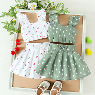 Children's clothing ���Ґ��ĈD������+��ȹ���bŮͯ���b�¿�W
