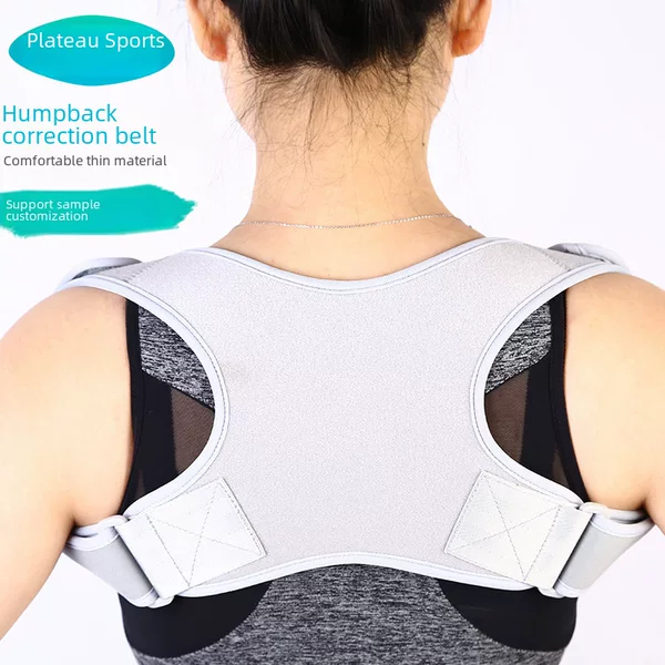Cross-Border Adjustable Breathable Clavicle Strap and Sitting Posture Belt for Adults and Children, Manufacturer's Ready Stock