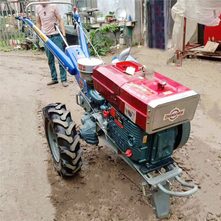 厂家供应195型单缸水冷式常州手扶拖拉机 水旱田土地管理拖拉机