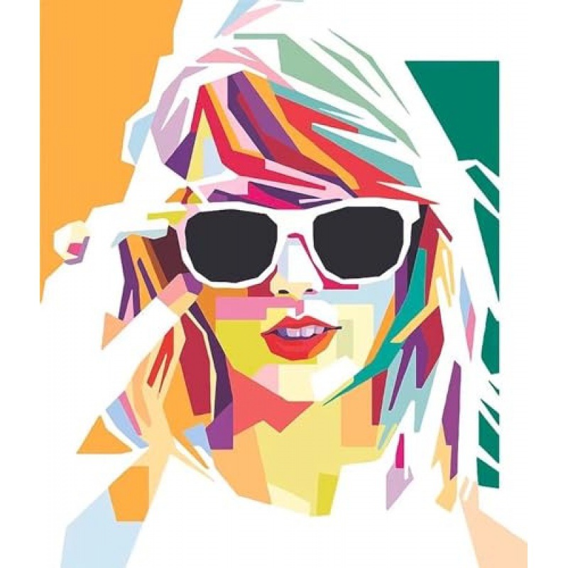 Pintura de Diamantes 5D, Diseño de Cantante Taylor, Pintura Decorativa DIY Hecha a Mano, Diamantes Redondos y Cuadrados, Éxito de Ventas en Amazon, Pintura de Diamantes Kpop
