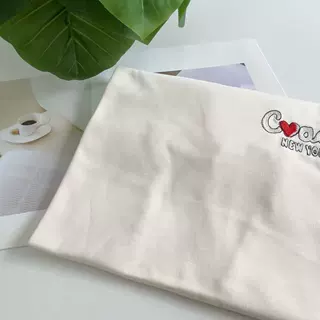 26春夏新款CH蔻家刺绣字母爱心修身舒适甜美百搭圆领短袖T恤上衣