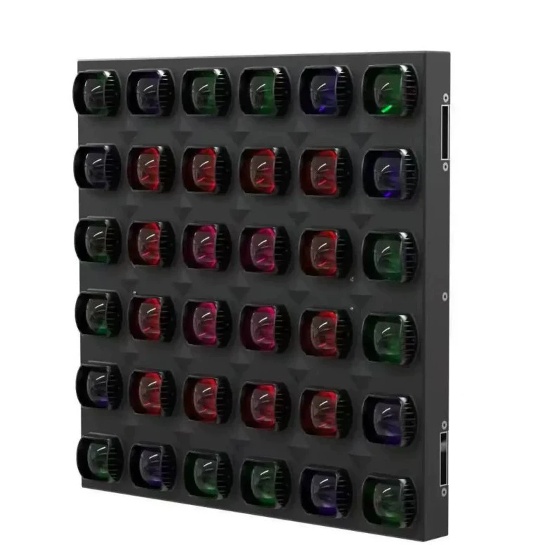 36 полноцветных бриллиантовых матричных ламп на сцене