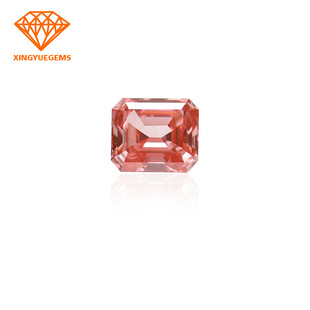 1 karat cultivated diamond CVD laboratory diamond vvs2 grandmother cut pink with IGI certificate artificial diamond
