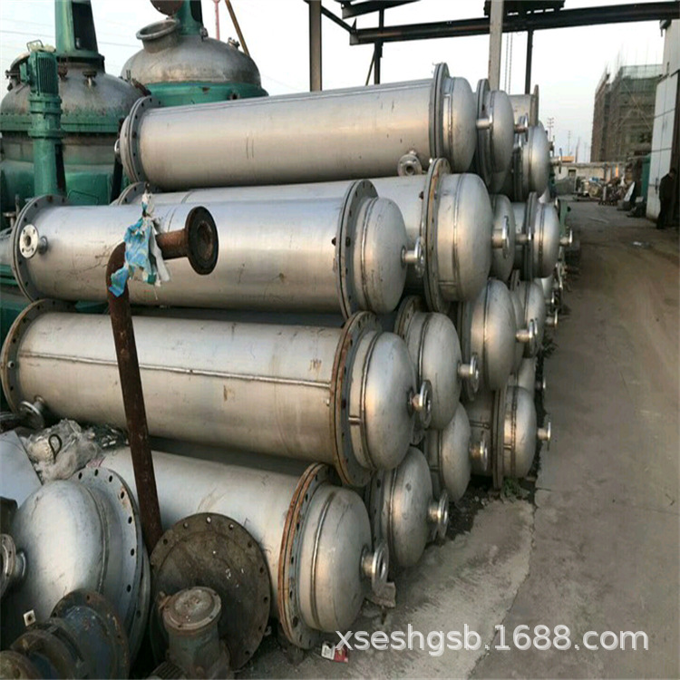 二手不锈钢冷凝器 二手列管式冷凝器二手石墨冷凝器 螺旋版冷凝器