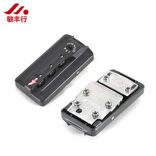 Fashion trendy luggage TSA combination lock aluminum alloy TSA torch combination lock luggage Customs lock luggage accessories