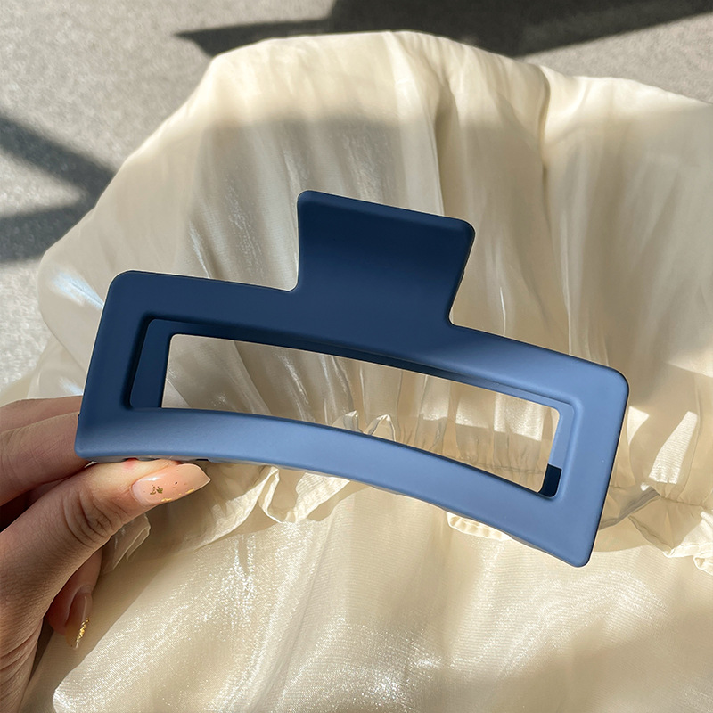 Clip de pelo de gran tamaño esmerilado simple Cabeza trasera updo horquilla de alto grado tiburón clip horquilla tocado al por mayor