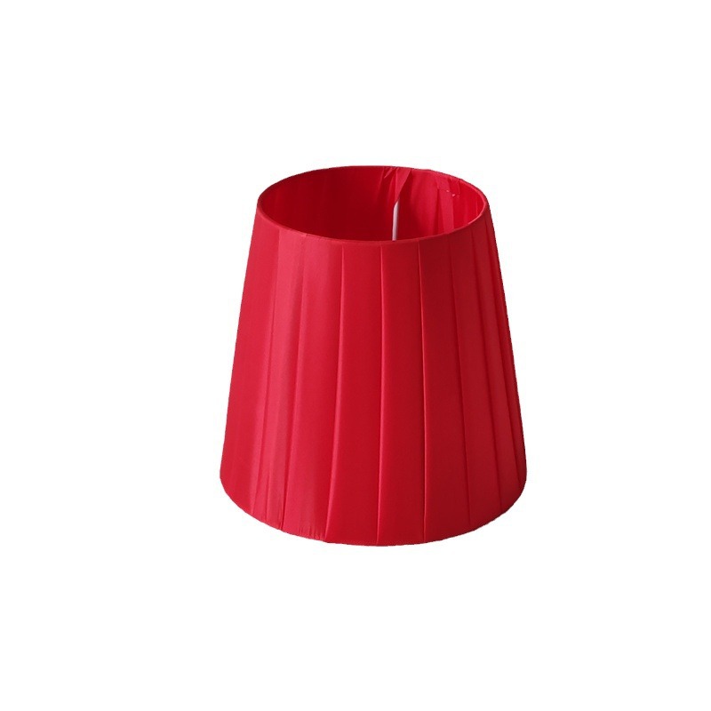 Transfronteriza en stock creativo nórdico simple hecho a mano plisado tela tira pantalla lámpara de mesa lámpara de pared accesorios sombreado