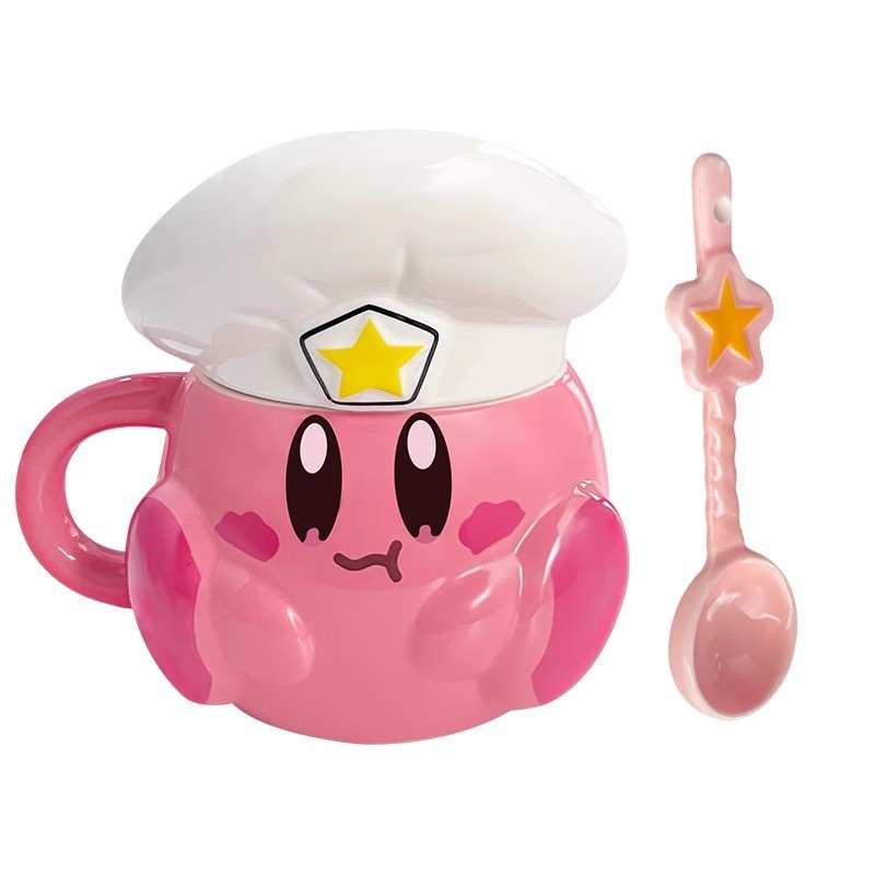 Kirby星之卡比陶瓷马克杯可爱少女心卡通生日礼物ins送女生伴手礼|undefined