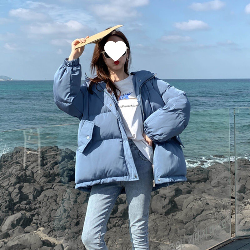 2025新款加厚棉服棉衣女韩系宽松中学生面包服冬季棉袄ins外套潮