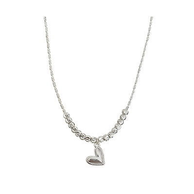 Exquisite Silver Fragment Heart Necklace For Women, Light Niche Design, Fashionable Ins Style, Sweet Temperament_voghion.com
