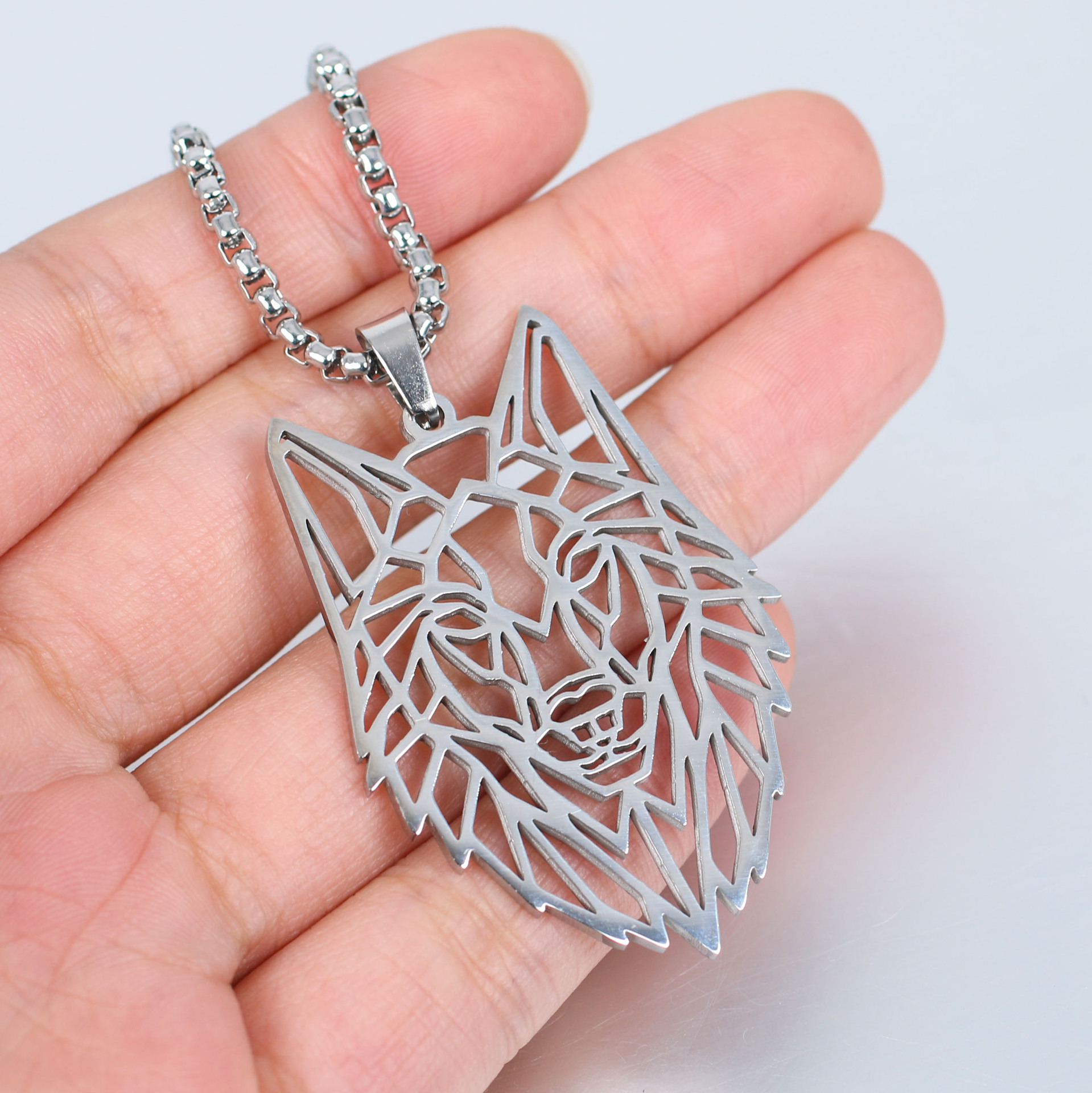 龙骨链狼头主图2