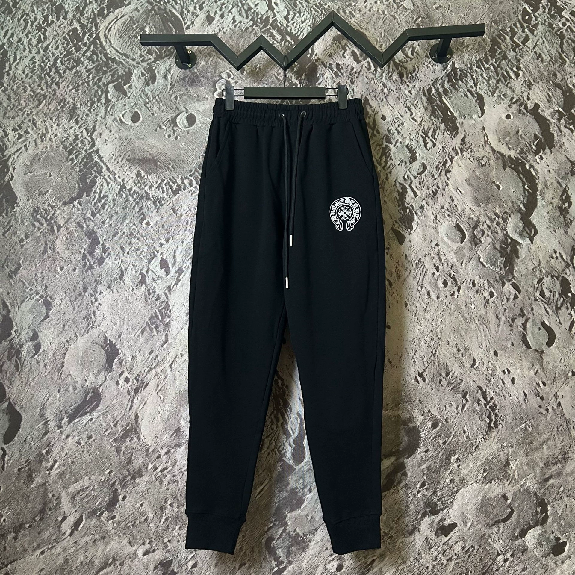 24 Хорватия Chrome Hearts Меш Арм Крест Печать Пара Длинный рукав Т-шirt рукав штаны Хип-хоп