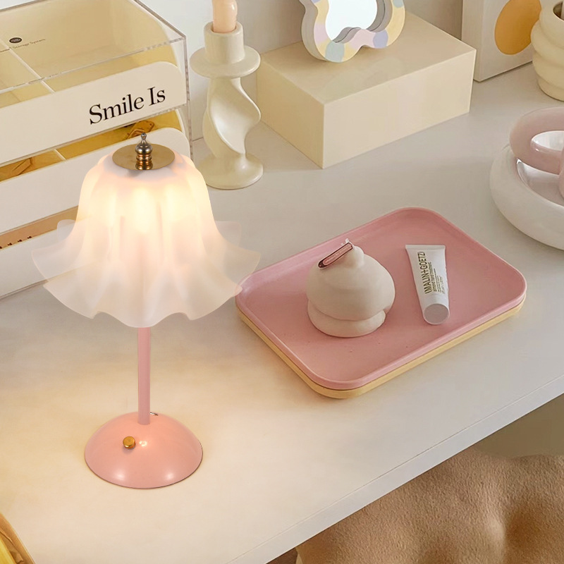 Fairy Ins Rechargeable Touch Table Lamp Bedroom Bedside Nightlight Girl's Bedroom Arrangement Atmosphere Gift