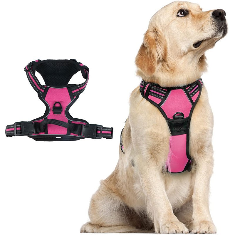 Nuevo perro transfronterizo corda de tracción a prueba de explosiones correa de pecho para perros grandes cuerda de perro reflectante chaleco tipo mascota