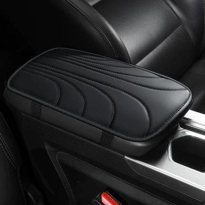 Armrest box pad car armrest box pad Napa - style-1-classic-black