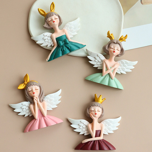 Angel Girl Creative 3D Switch Sticker Socket Decoration Sticker Indoor Wall Sticker Refrigerator Sticker Wall Decoration Supplies