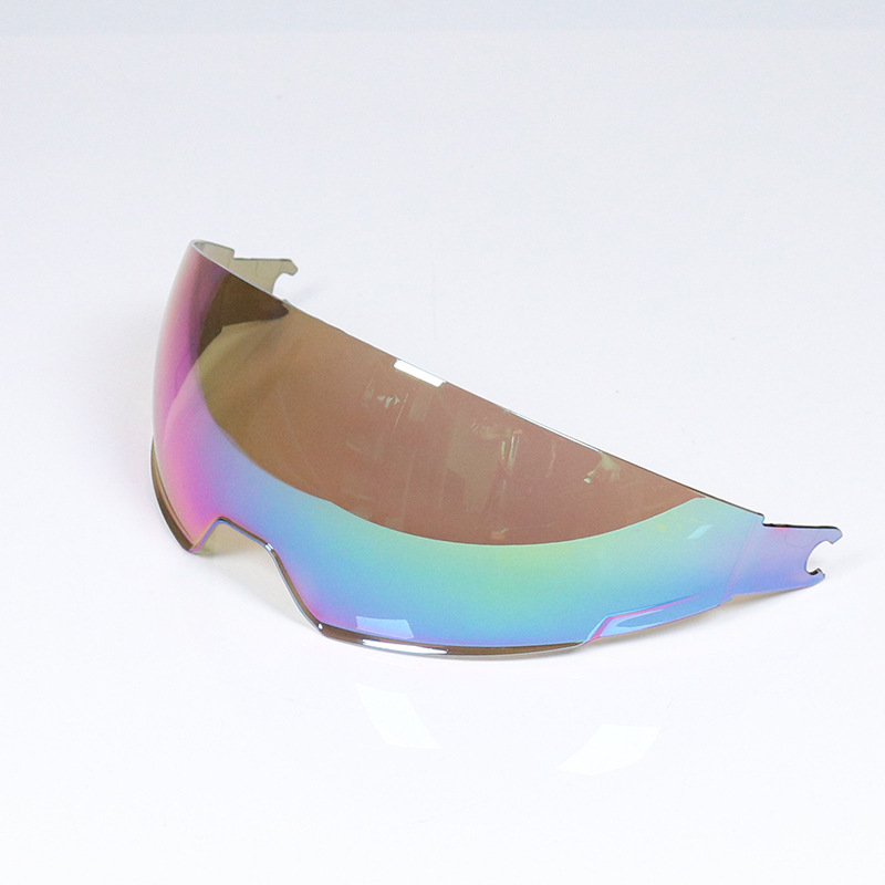 Coche eléctrico con casco completo, casco completo de otoño e invierno, coche eléctrico de carreras de imitación, coche eléctrico masculino, caballero, doble lente, cola larga