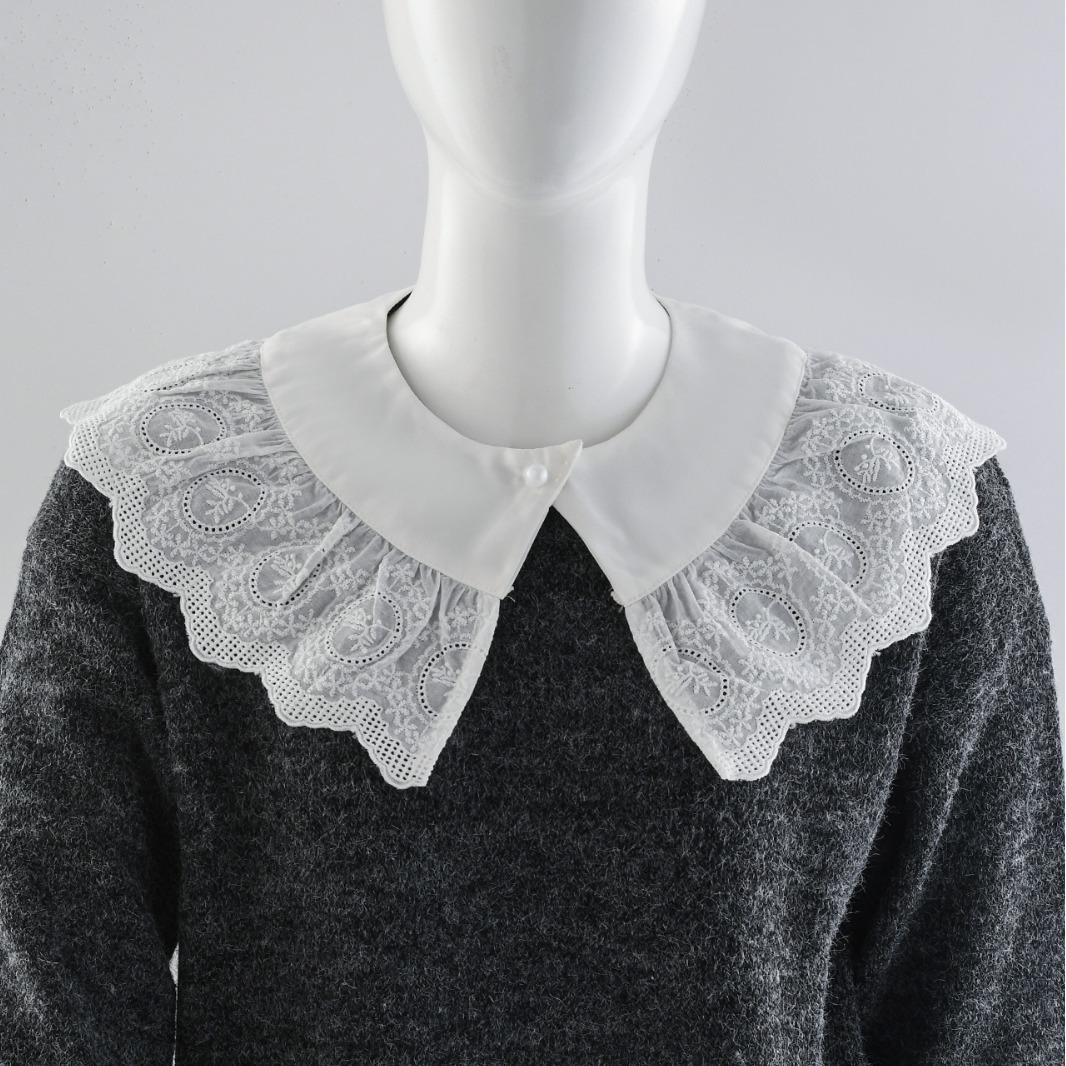 Korean style floral collar shawl fake collar