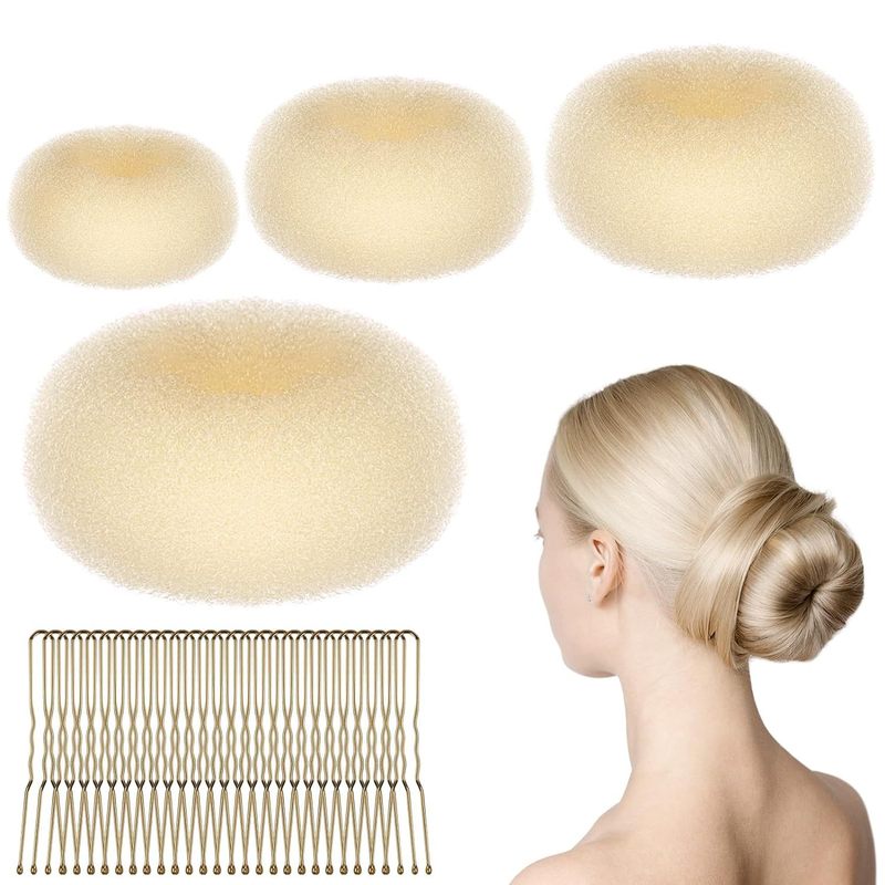 ヘア用品のヘアアイロンセットの髪の針の団子の頭のつぼみの髪の形の理髪道具|undefined
