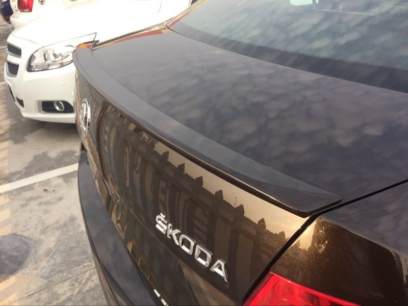 14-19 New Octavia Rear Wing Skoda Octavia Special Modified Rear Wing Abs Material Without Punching Rear Wing