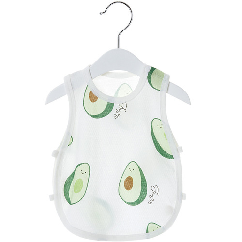 Baby Pipa Collarless Summer Pure Cotton Light and Breathable Strappy Tank Top with Lace for Newborn Baby Clothes