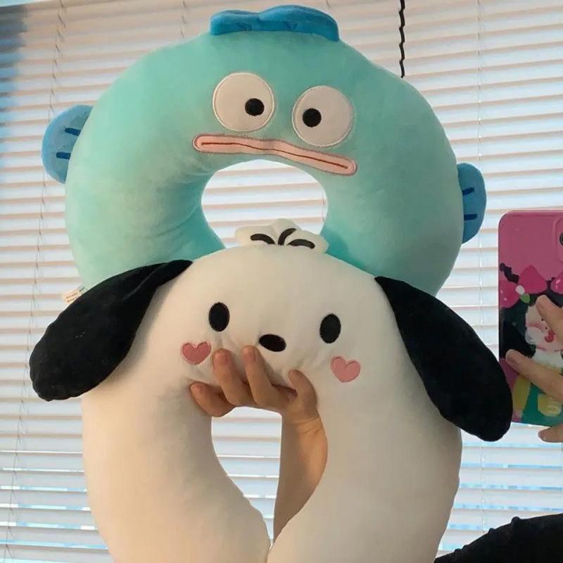 ♔Cuscino da viaggio a forma di U, cuscino per il collo, cuscino a forma di U per dormire in ufficio o per studenti._voghion.com