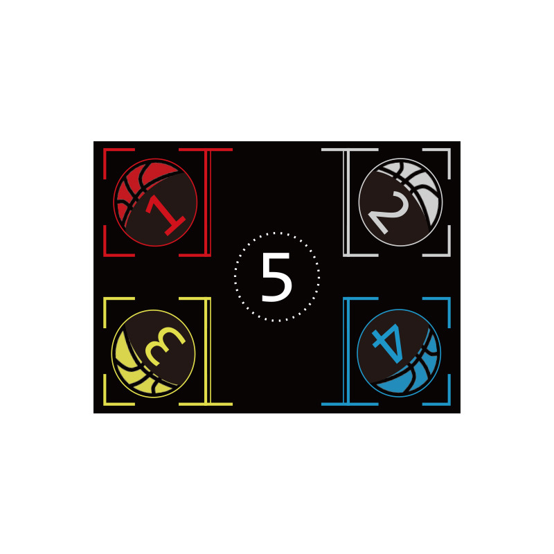 Ventas directas de la fábrica de goma baloncesto entrenamiento deportivo alfombra de piso cuadrado interior insonorizado aptitud física alfombra antideslizante