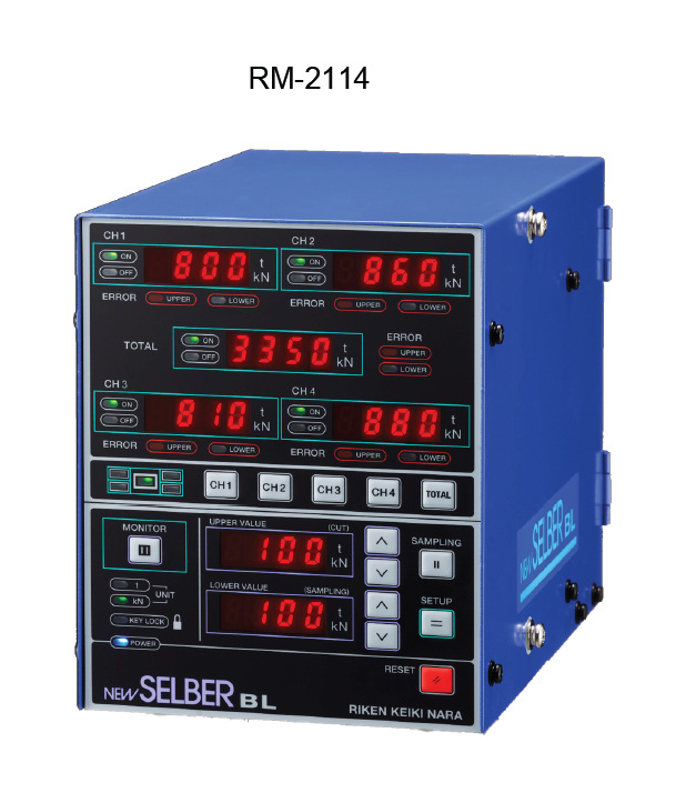 RM-2114日本理研计器冲床吨位仪 压力机负荷监视器NEW SELBER BL