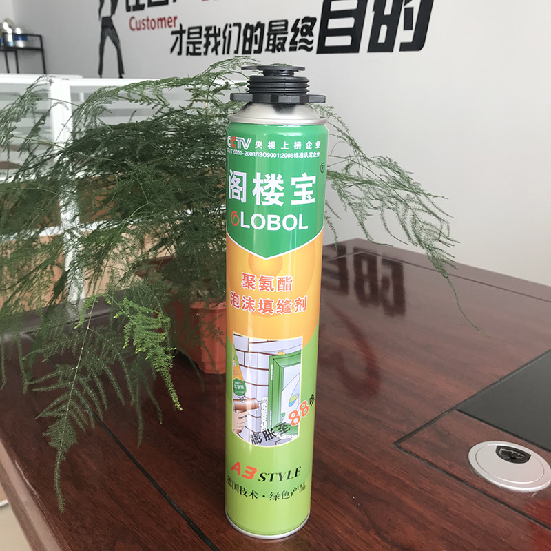 阁楼宝聚氨酯发泡剂门窗发泡胶填缝剂泡沫胶厂家强粘强粘密封