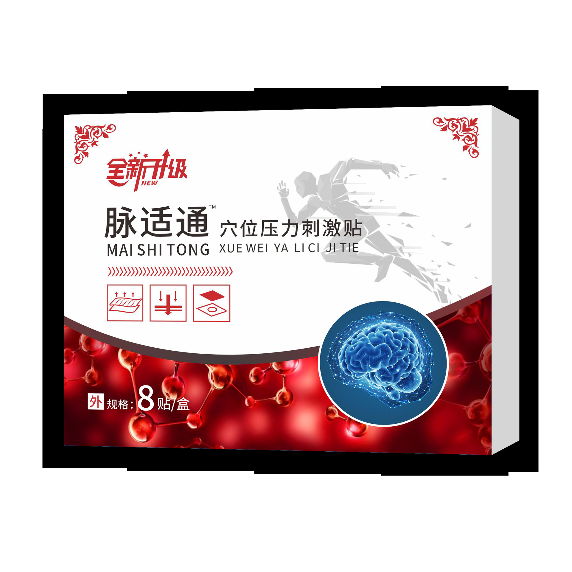 全新升级脉适通穴位贴