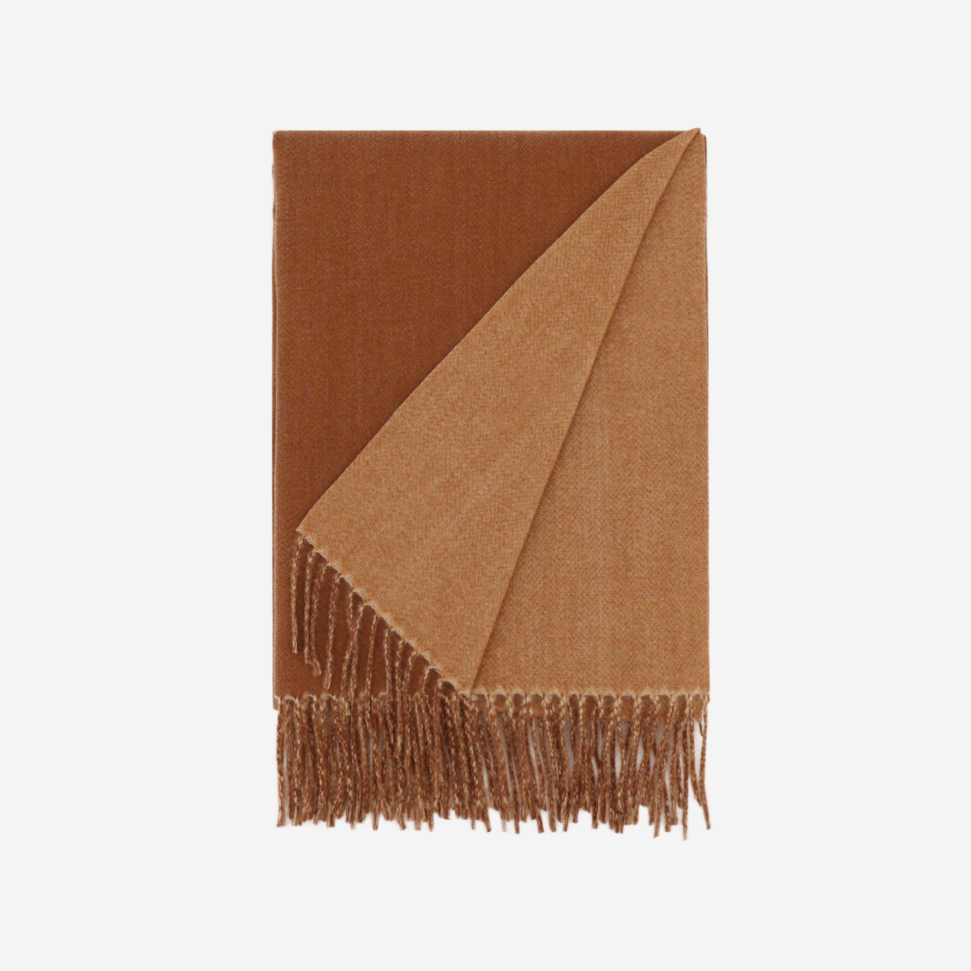 Bufanda Bicolor de Imitación de Cachemira, Térmica, para Otoño e Invierno