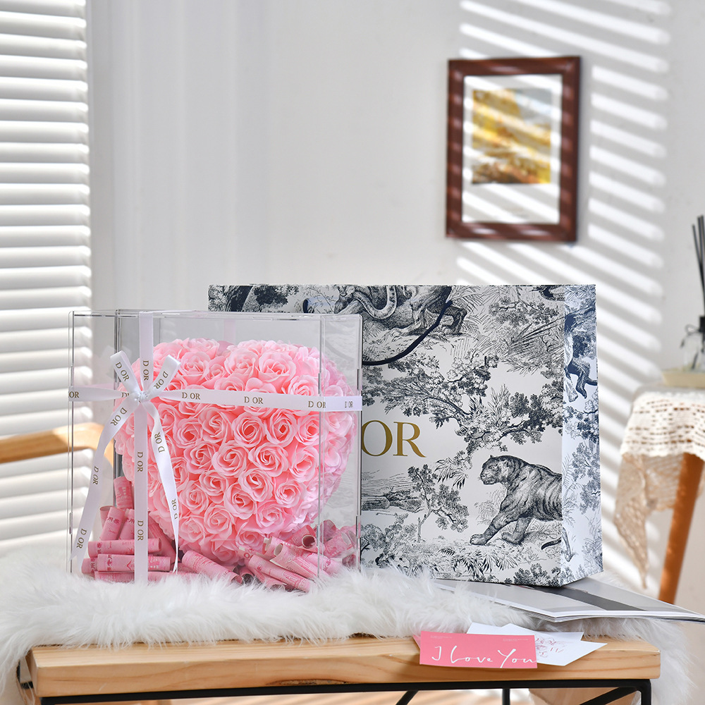 30*30cm 벚꽃가루 [핫셀링 완제품 선물가방] 열어서 돈을 쓸 수 있어요