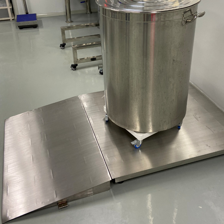 1*1m不锈钢地磅 IP68防水防腐蚀平台秤 CT4等级防爆磅秤