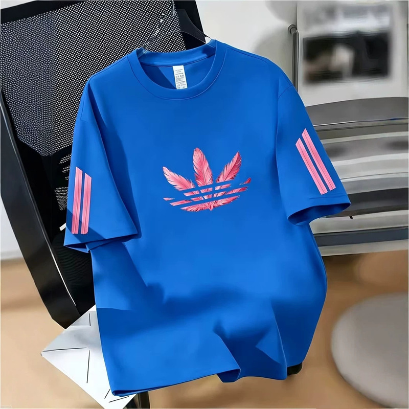 High-Quality Clover Sports Casual Breathable Short-Sleeved T-Shirt, Unisex Fashion Trendy Round-Neck Versatile Top High-Quality Clover Sports Casual Breathable Short-Sleeved T-Shirt, Unisex Fashion Trendy Round-Neck Versatile Top