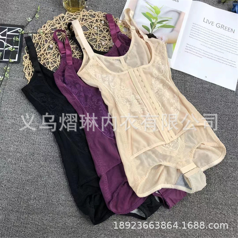 Thin vest jacket with panties one-piece corset stock wholesale Indonesia Europe and the United States Egypt Vest