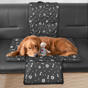 Cross-border wholesale Amazon new car front quilted waterproof car pet mat foldable rear car mat