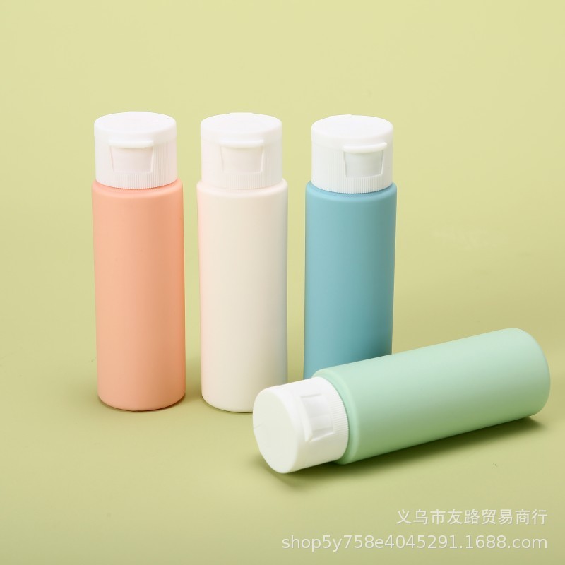 50mlマカロンチューブ押し出し旅行分注ボトルセットスエード化粧品ローションシャンプー分注ボトル|undefined