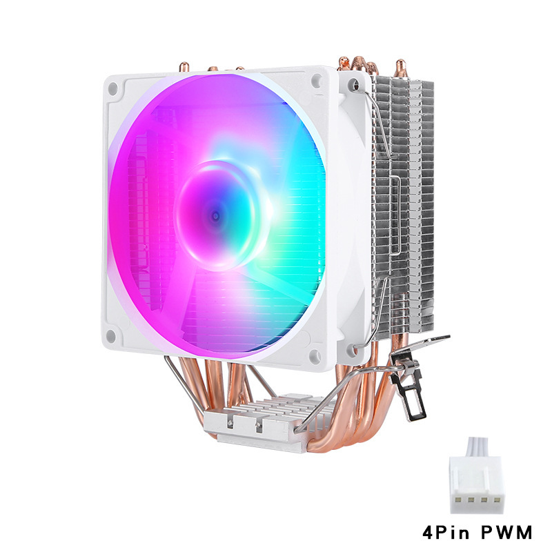 CPU クーラー 4 ヒートパイプ 9 センチメートルコンピュータ冷却ファン 1150 ピン CPU ファン 1700 サイレント第 12 世代 1700i5|undefined