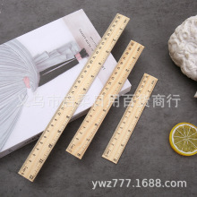 �S��ֱ�NС�W��ľ�^��15cm20cm30cmľֱ�߆����p�̶ȳ���ľ�����l