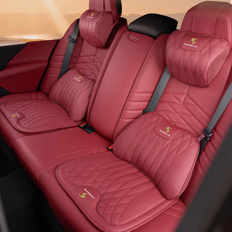Головной и поясничный подголовник для Porsche Macan Cayenne, защита шеи, подушка на сиденье 718 Paramela 911