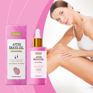 OUHOE Strawberry Flavor Hair Removal After Shaving Care Essential Oil Gentle Moisturizing Moisturizing Smooth and Delicate Skin Care