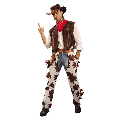 Children's Western Boy Cowboy Costume Halloween Cosplay Costume Party Dress Up Performance Outfit