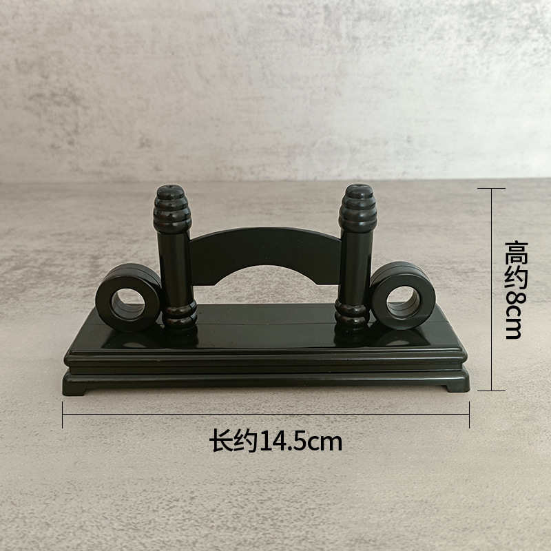 Desmontaje ventilador base ventilador marco Ebony universal femenino ventilador masculino soporte ventilador soporte productos de bambú artesanía al por mayor