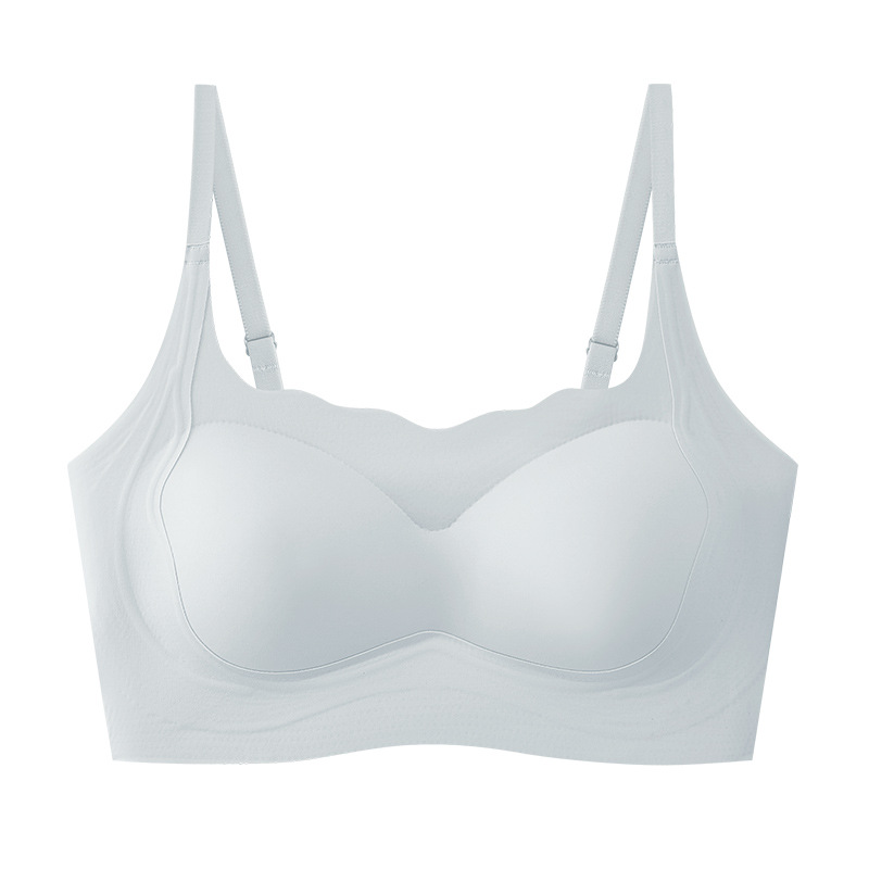 Una sola ropa interior deportiva de alta resistencia a prueba de choque para mujeres correr profesional salto de cuerda cinturón de belleza cojín de pecho chaleco de taza fija para mujeres