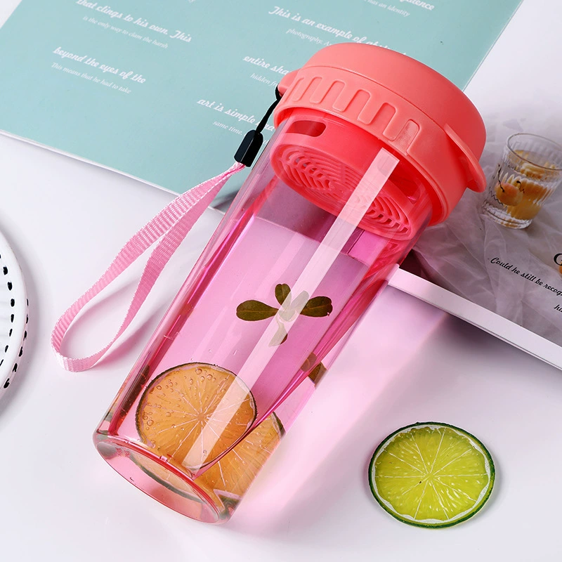 Подходящая для Tupperware 500 мл спортивная чашка для чая, герметичный дизайн, с ручкой-шнуром для переноски, для мужчин и женщин, американский стиль