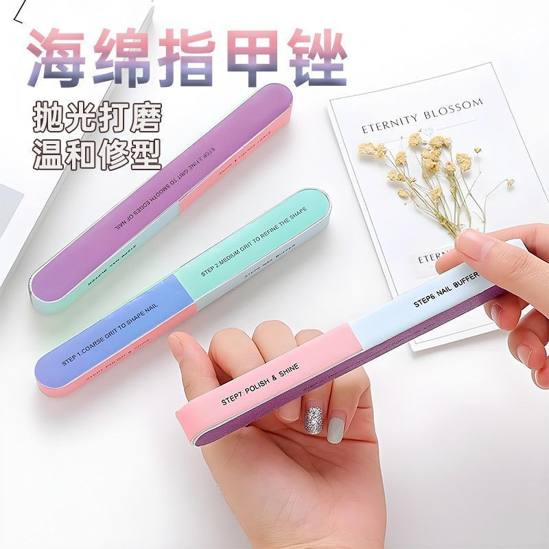 Creative Printed Nano Nail File Polishing Strip Six-Sided Polishing File Nail Art Tool Strip Nail Polisher Creative Printed Nano Nail File Polishing Strip Six-Sided Polishing File Nail Art Tool Strip Nail Polisher